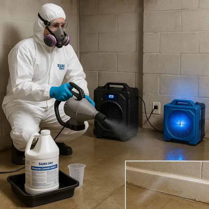 Sanitization and Odor Removal process in Cherryfield, ME